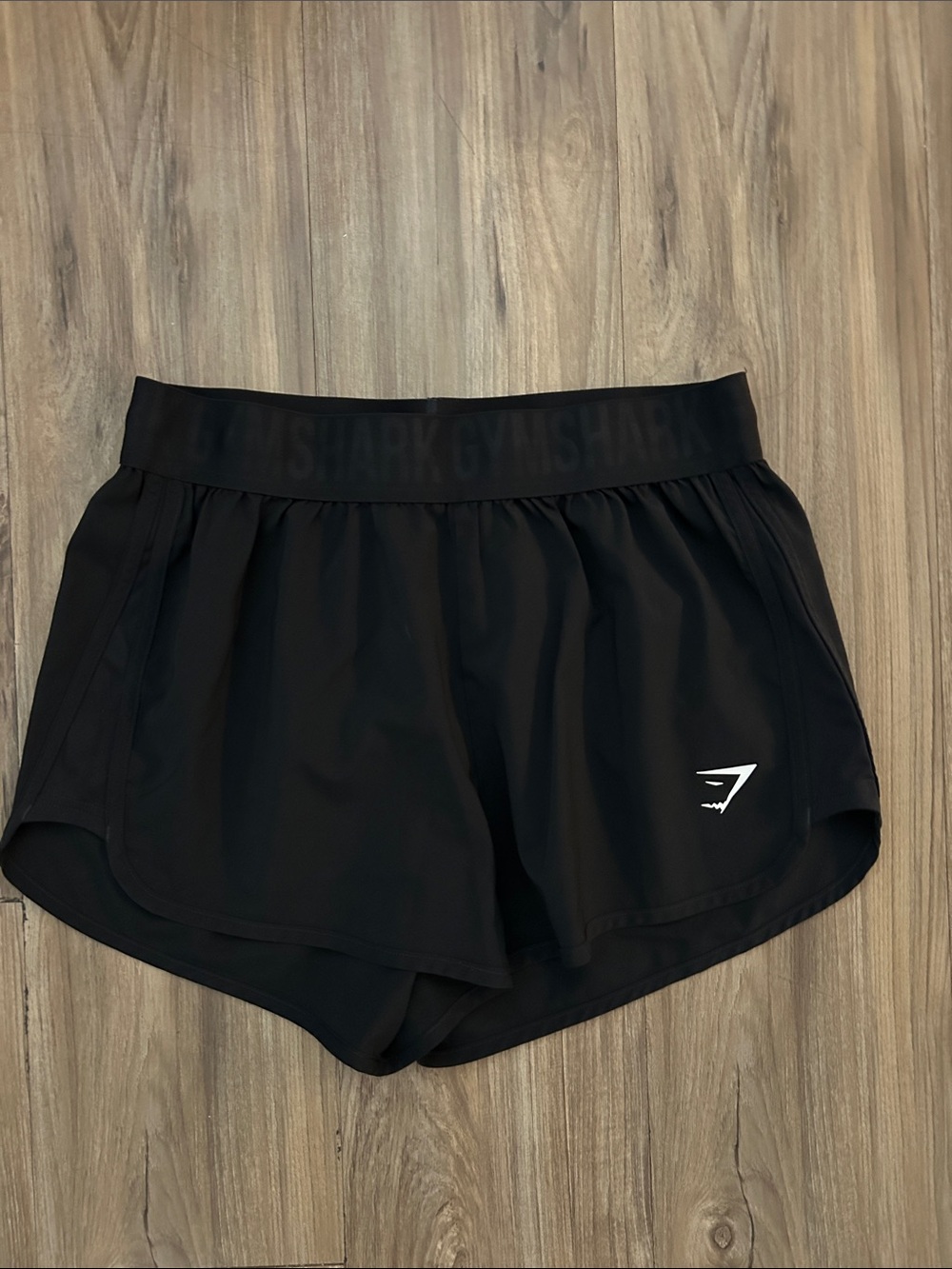 Gymshark Women's Black Athletic Running Shorts